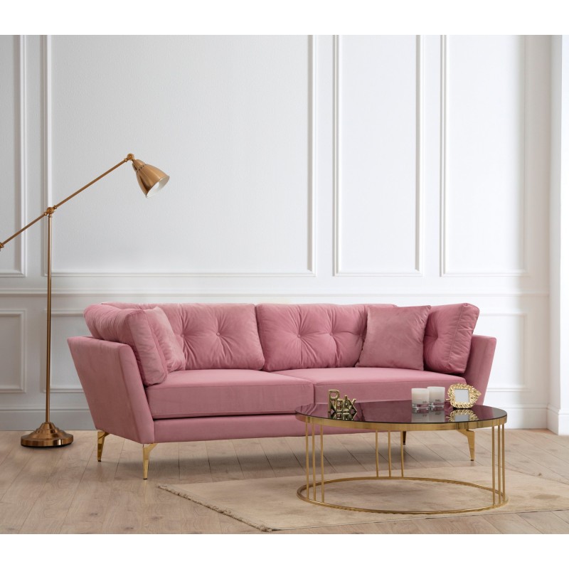 3-Seat Sofa Mapa - Rose Dusty Rose