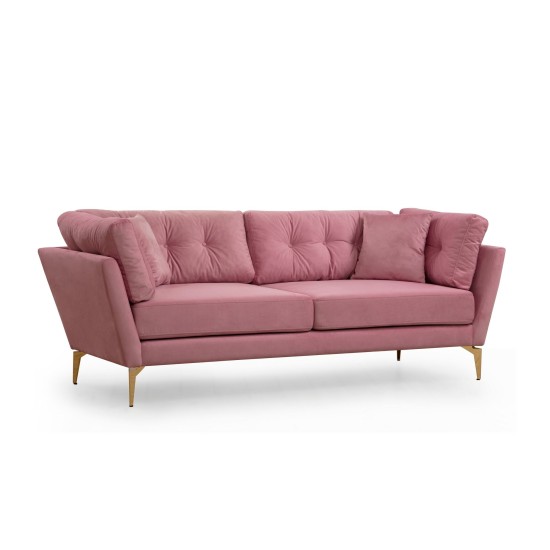 3-Seat Sofa Mapa - Rose Dusty Rose 3-Seat Sofa Mapa - Rose Dusty Rose