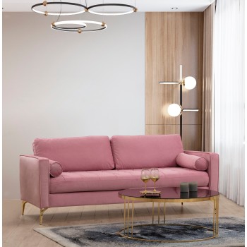 3-Seat Sofa Rome - Rose Dusty Rose