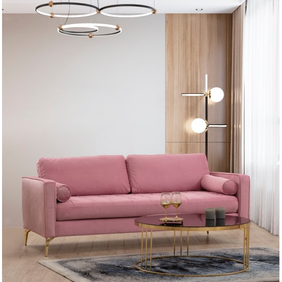 3-Seat Sofa Rome - Rose Dusty Rose 3-Seat Sofa Rome - Rose Dusty Rose