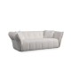 Τριθέσιος Καναπές - Boxer 3 - Χρώμα Λευκό - 240x105x75εκ Τριθέσιος Καναπές - Boxer 3 - Χρώμα Λευκό - 240x105x75εκ