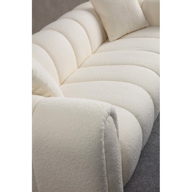 3-Seat Sofa Puffy 3 - White White
