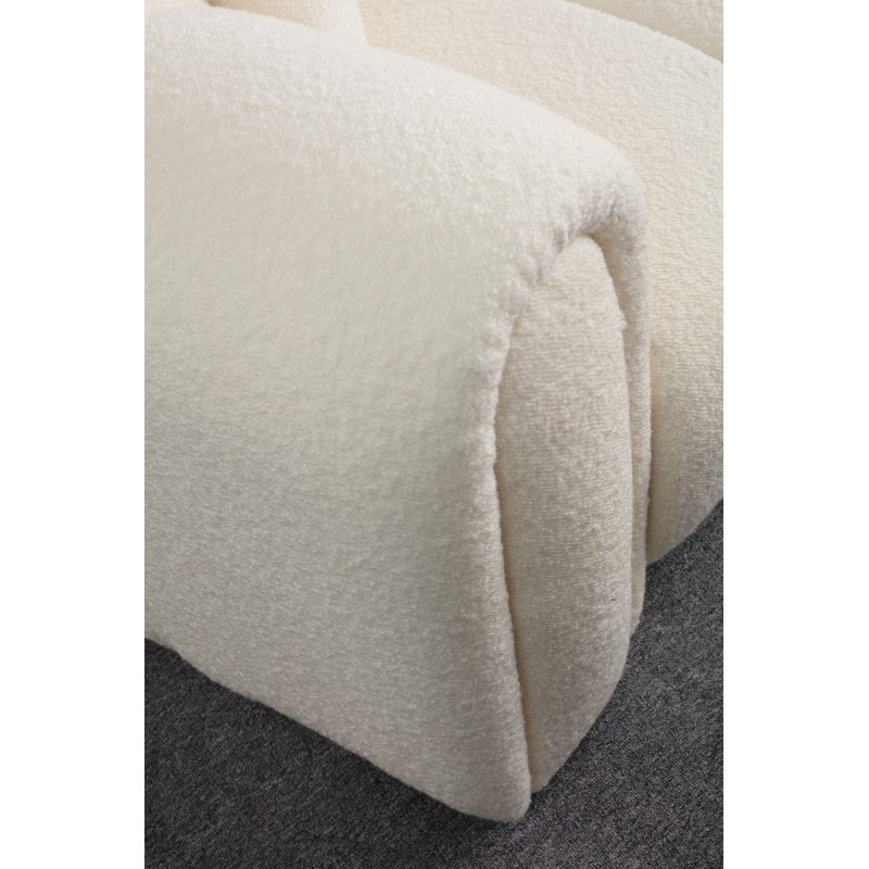 3-Seat Sofa Puffy 3 - White White
