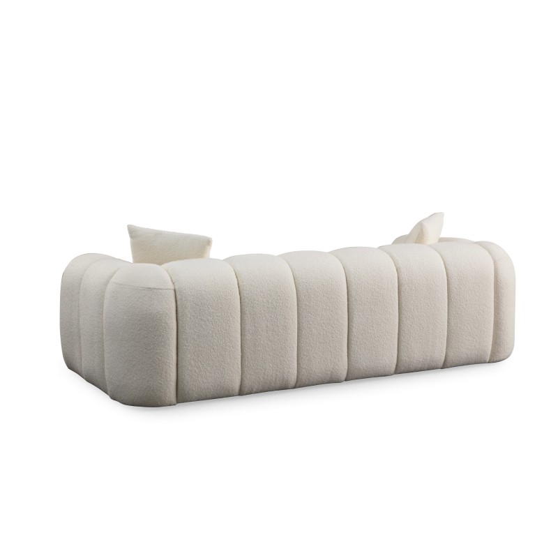 3-Seat Sofa Puffy 3 - White White