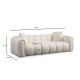 3-Seat Sofa Puffy 3 - White White