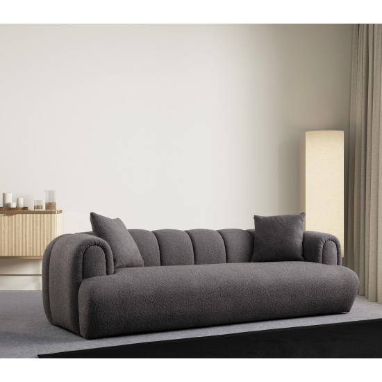 3-Seat Sofa Puffy 3 Plain - Anthracite Anthracite 3-Seat Sofa Puffy 3 Plain - Anthracite Anthracite