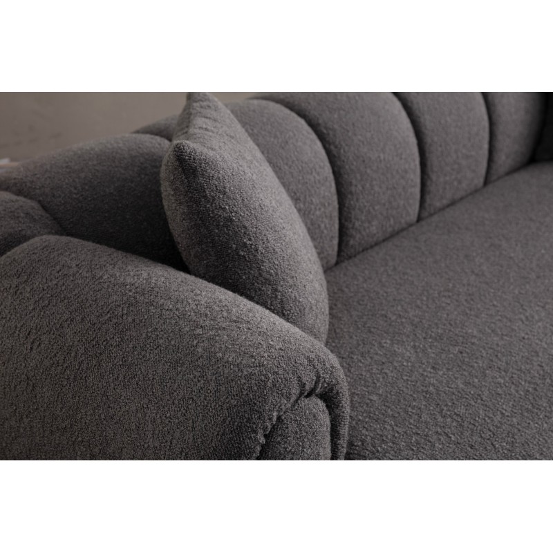 3-Seat Sofa Puffy 3 Plain - Anthracite Anthracite