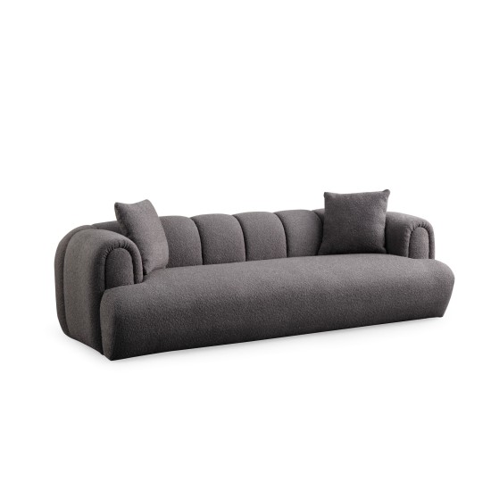 3-Seat Sofa Puffy 3 Plain - Anthracite Anthracite 3-Seat Sofa Puffy 3 Plain - Anthracite Anthracite