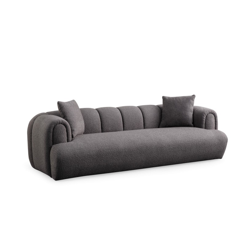 3-Seat Sofa Puffy 3 Plain - Anthracite Anthracite