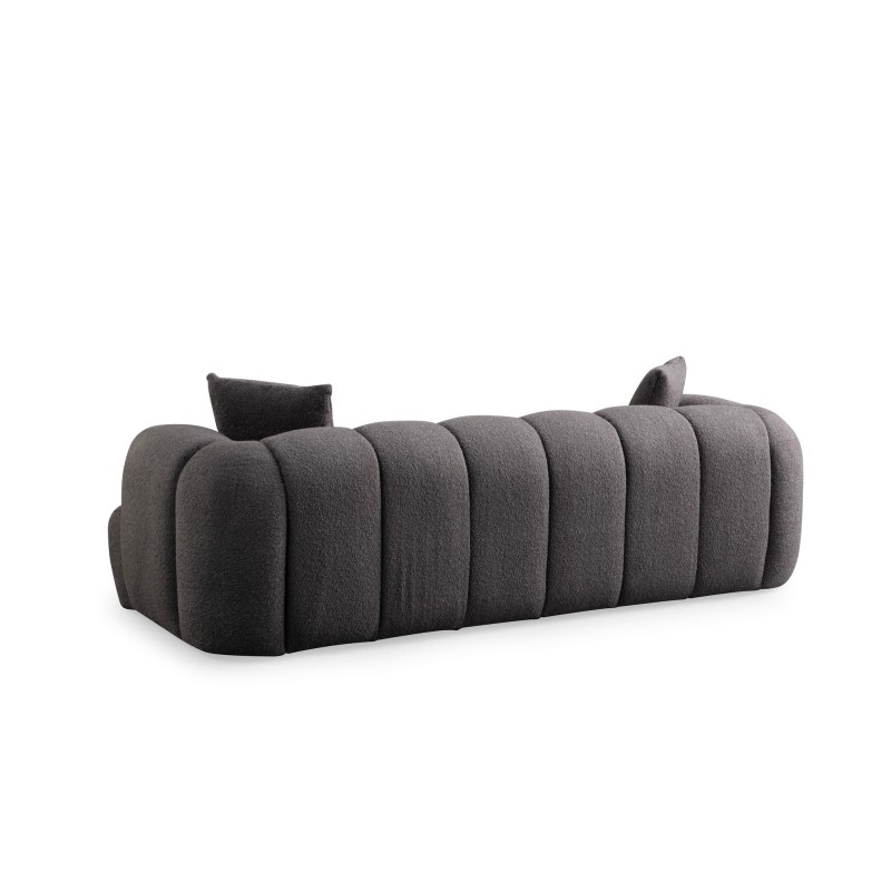 3-Seat Sofa Puffy 3 Plain - Anthracite Anthracite
