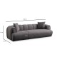 3-Seat Sofa Puffy 3 Plain - Anthracite Anthracite 3-Seat Sofa Puffy 3 Plain - Anthracite Anthracite
