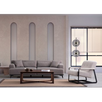 2-Seat Sofa Jaguar 2 - Brown, Grey Brown
Grey