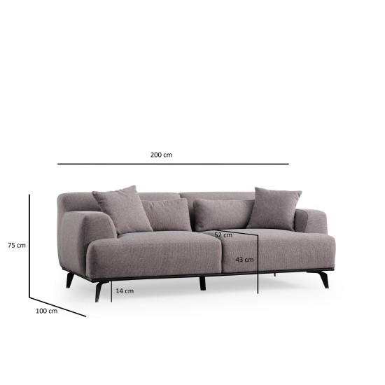 2-Seat Sofa Jaguar 2 - Brown, Grey Brown
Grey 2-Seat Sofa Jaguar 2 - Brown, Grey Brown
Grey