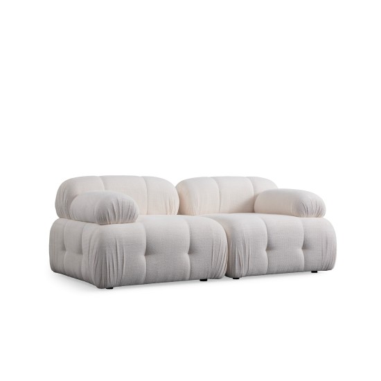 Διθέσιος Καναπές - Petite - Χρώμα Λευκό - 195x95x75εκ Διθέσιος Καναπές - Petite - Χρώμα Λευκό - 195x95x75εκ