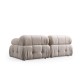Διθέσιος Καναπές - Petite - Χρώμα Cream - 195x95x75εκ Διθέσιος Καναπές - Petite - Χρώμα Cream - 195x95x75εκ