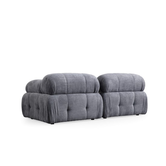 Διθέσιος Καναπές - Petite - Χρώμα Γκρι - 195x95x75εκ Διθέσιος Καναπές - Petite - Χρώμα Γκρι - 195x95x75εκ