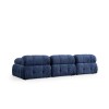 Τριθέσιος Καναπές - Petite - Χρώμα Μπλε της Νύχτας - 290x95x75εκ