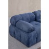 Διθέσιος Καναπές - Petite - Χρώμα Μπλε της Νύχτας - 195x95x75εκ