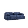 Διθέσιος Καναπές - Petite - Χρώμα Μπλε της Νύχτας - 195x95x75εκ