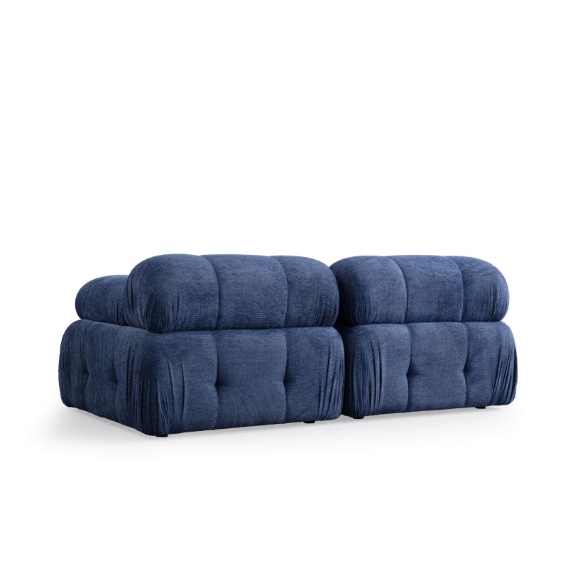 Διθέσιος Καναπές - Petite - Χρώμα Μπλε της Νύχτας - 195x95x75εκ