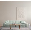 3-Seat Sofa Pescara Lounge (L2-2R) - Pale Green Pale Green