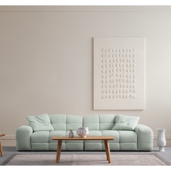 3-Seat Sofa Pescara Lounge (L2-2R) - Pale Green Pale Green