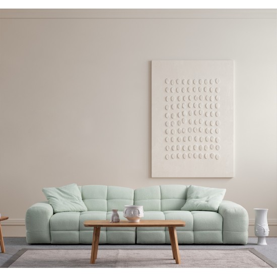 3-Seat Sofa Pescara Lounge (L2-2R) - Pale Green Pale Green 3-Seat Sofa Pescara Lounge (L2-2R) - Pale Green Pale Green