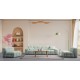 3-Seat Sofa Pescara Lounge (L2-2R) - Pale Green Pale Green 3-Seat Sofa Pescara Lounge (L2-2R) - Pale Green Pale Green