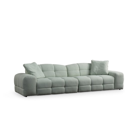 3-Seat Sofa Pescara Lounge (L2-2R) - Pale Green Pale Green 3-Seat Sofa Pescara Lounge (L2-2R) - Pale Green Pale Green