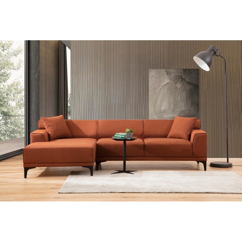 Atelier del Sofa Corner Sofa Petra L Corner - Orange Orange