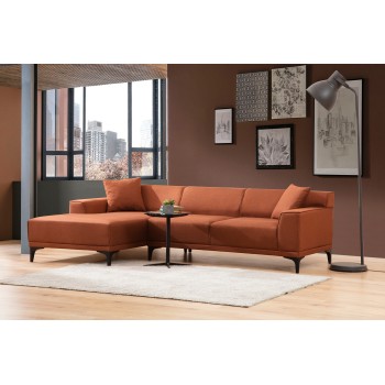 Corner Sofa Petra L Corner - Orange Orange