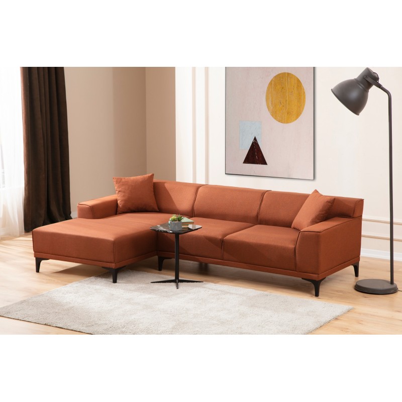 Atelier del Sofa Corner Sofa Petra L Corner - Orange Orange