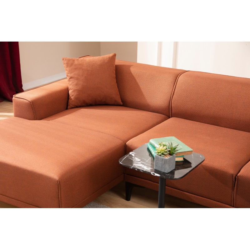 Atelier del Sofa Corner Sofa Petra L Corner - Orange Orange