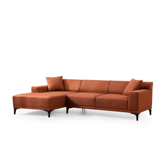 Atelier del Sofa Corner Sofa Petra L Corner - Orange Orange