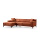 Atelier del Sofa Corner Sofa Petra L Corner - Orange Orange