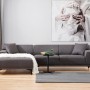 Corner Sofa Petra L Corner - Anthracite Anthracite
