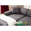 Corner Sofa Petra L Corner - Anthracite Anthracite