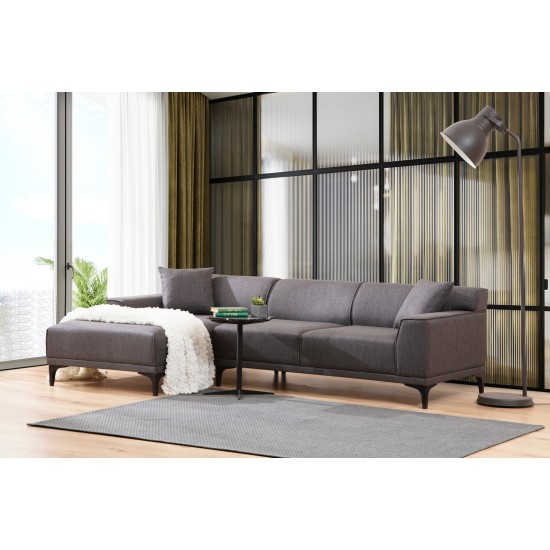 Corner Sofa Petra L Corner - Anthracite Anthracite Corner Sofa Petra L Corner - Anthracite Anthracite