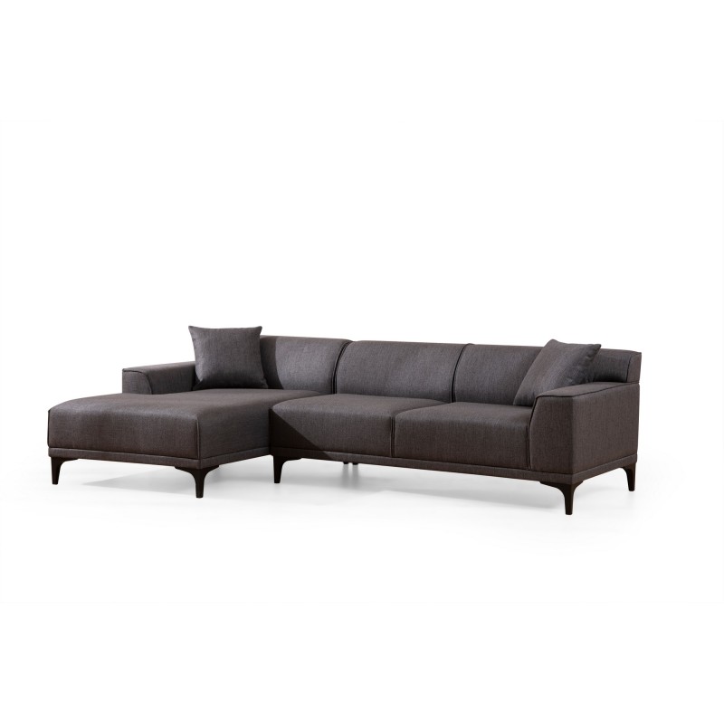 Corner Sofa Petra L Corner - Anthracite Anthracite