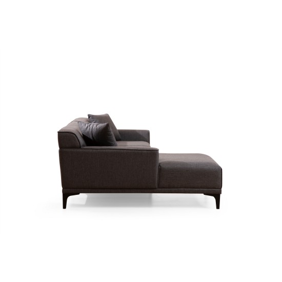 Corner Sofa Petra L Corner - Anthracite Anthracite Corner Sofa Petra L Corner - Anthracite Anthracite