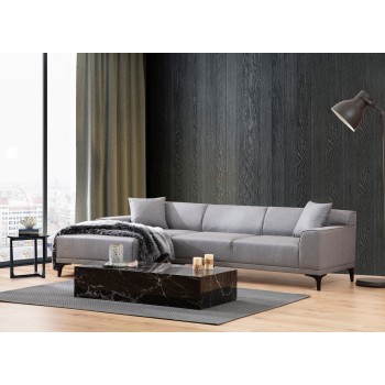 Corner Sofa Petra L Corner - Light Grey Light Grey