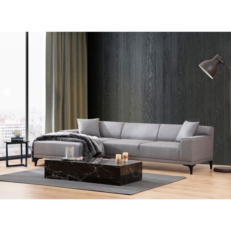 Corner Sofa Petra L Corner - Light Grey Light Grey