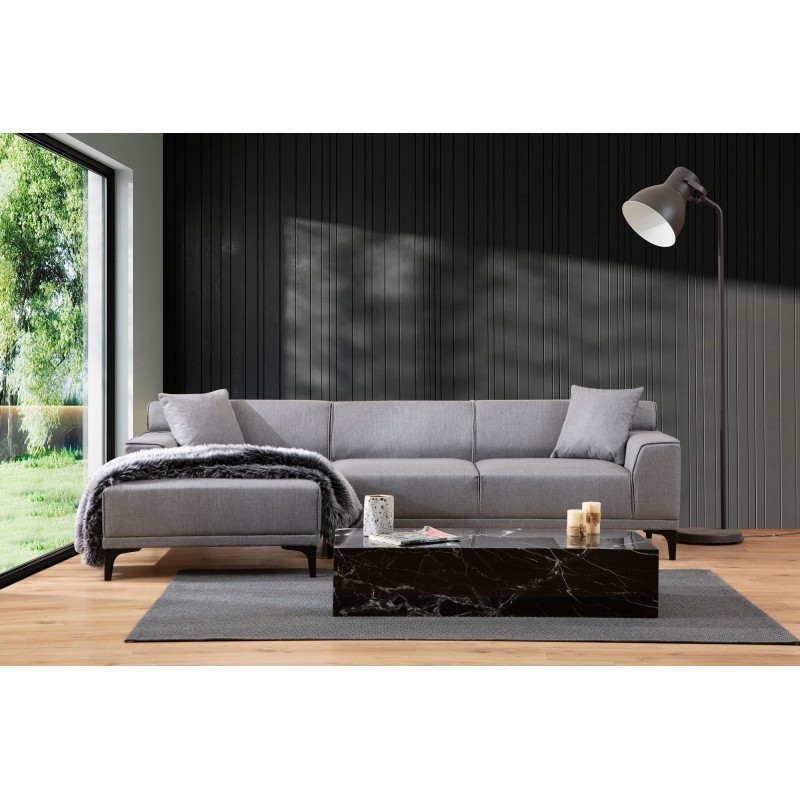 Corner Sofa Petra L Corner - Light Grey Light Grey