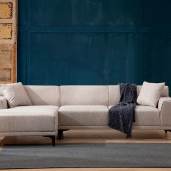 Corner Sofa Petra L Corner - White White