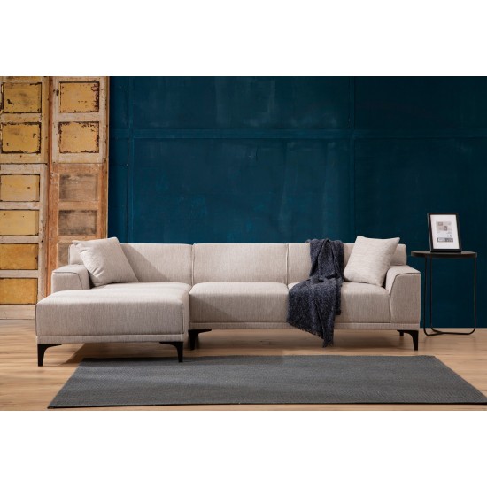 Corner Sofa Petra L Corner - White White Atelier del Sofa Corner Sofa Petra L Corner - White White