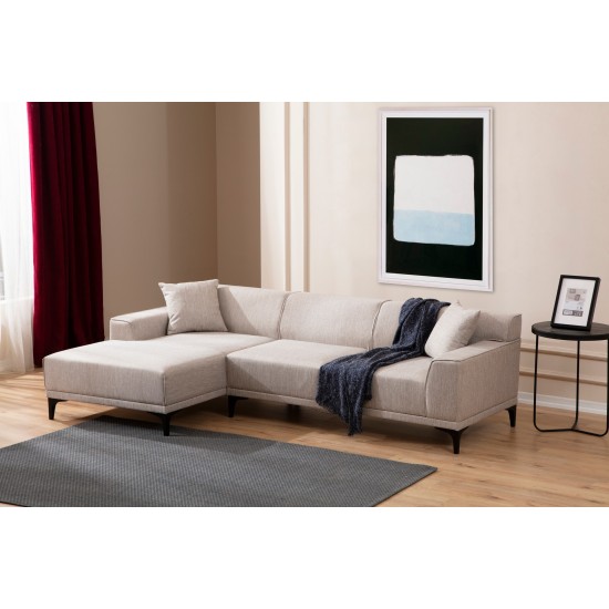 Corner Sofa Petra L Corner - White White Atelier del Sofa Corner Sofa Petra L Corner - White White