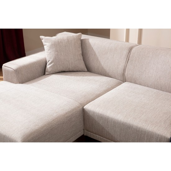 Corner Sofa Petra L Corner - White White Atelier del Sofa Corner Sofa Petra L Corner - White White