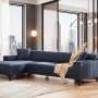 Corner Sofa Petra L Corner - Blue Blue