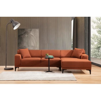 Corner Sofa Petra R Corner - Orange Orange