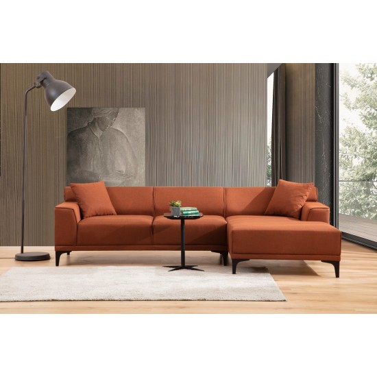 Corner Sofa Petra R Corner - Orange Orange Atelier del Sofa Corner Sofa Petra R Corner - Orange Orange